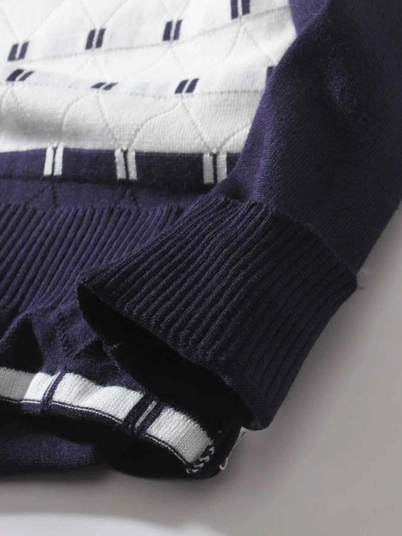 Men's V-Neck Long Sleeve Sweater