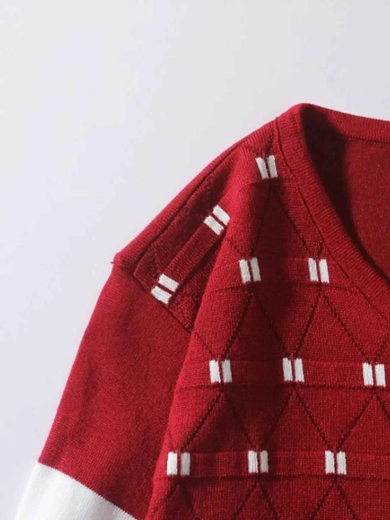 Men's V-Neck Long Sleeve Sweater