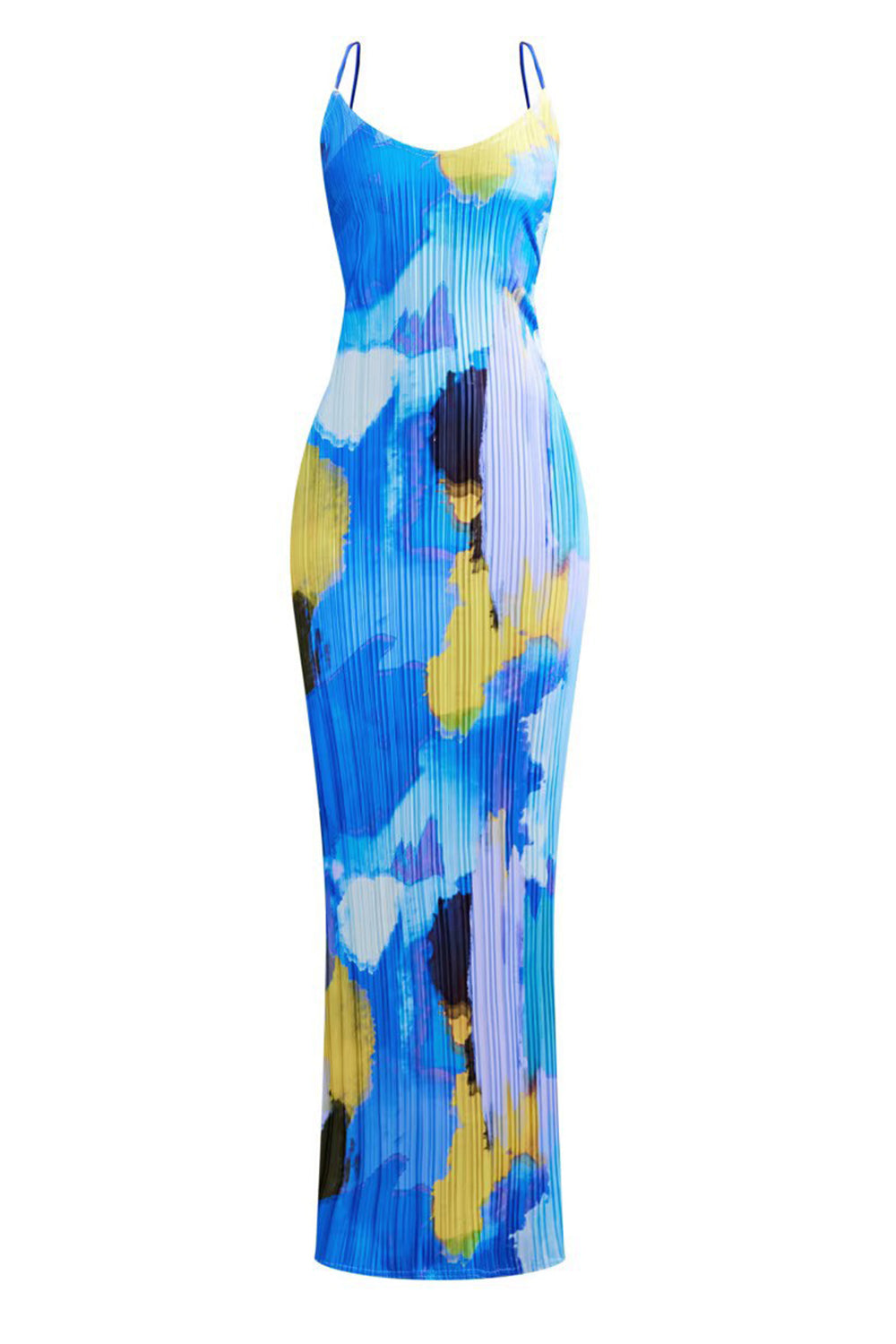 Backless Printed Maxi Cami Dress | Sugarz Chique Boutique