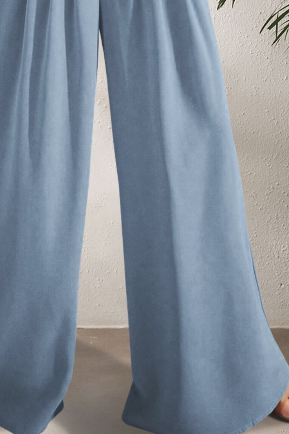 Pocketed High Waist Wide Leg Pants | Sugarz Chique Boutique