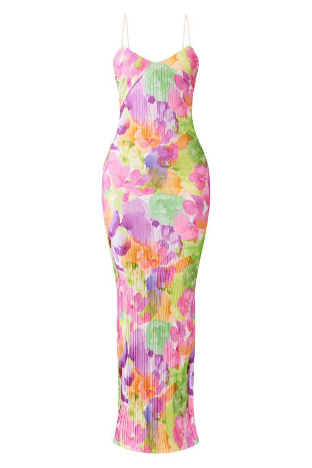 Backless Printed Maxi Cami Dress | Sugarz Chique Boutique