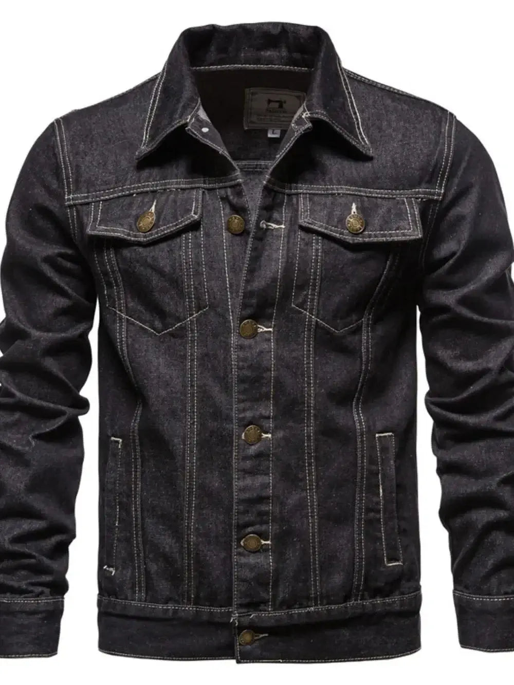 Men's Button Down Long Sleeve Denim Jacket | Sugarz Chique Boutique