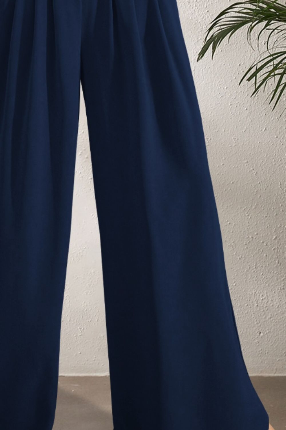 Pocketed High Waist Wide Leg Pants | Sugarz Chique Boutique