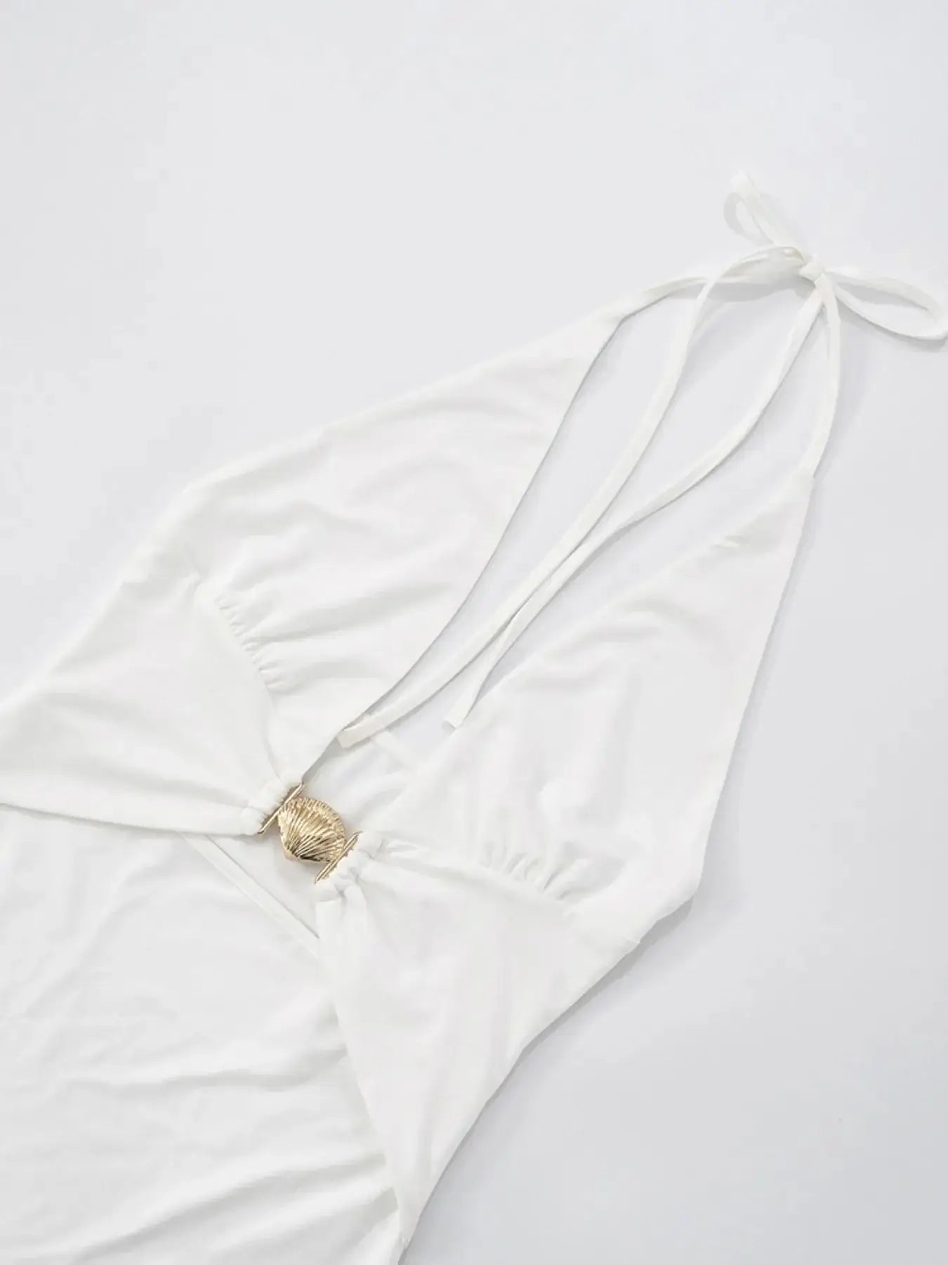 Ruffled Hem Halter Neck Mini Dress | Sugarz Chique Boutique