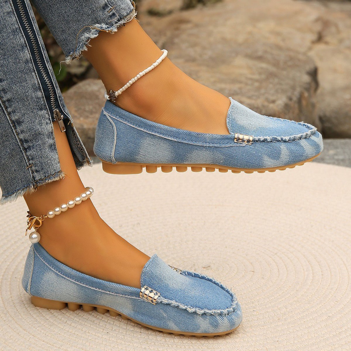 Round Toe Flat Loafers | Sugarz Chique Boutique