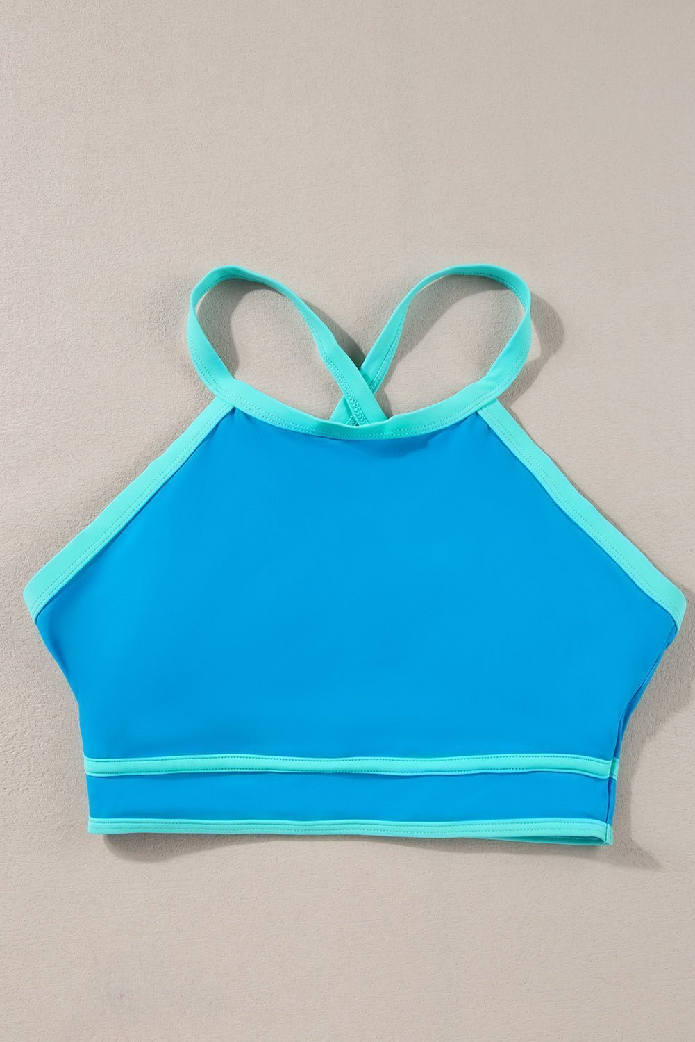 Crisscross Round Neck Two-Piece Swim Set | Sugarz Chique Boutique