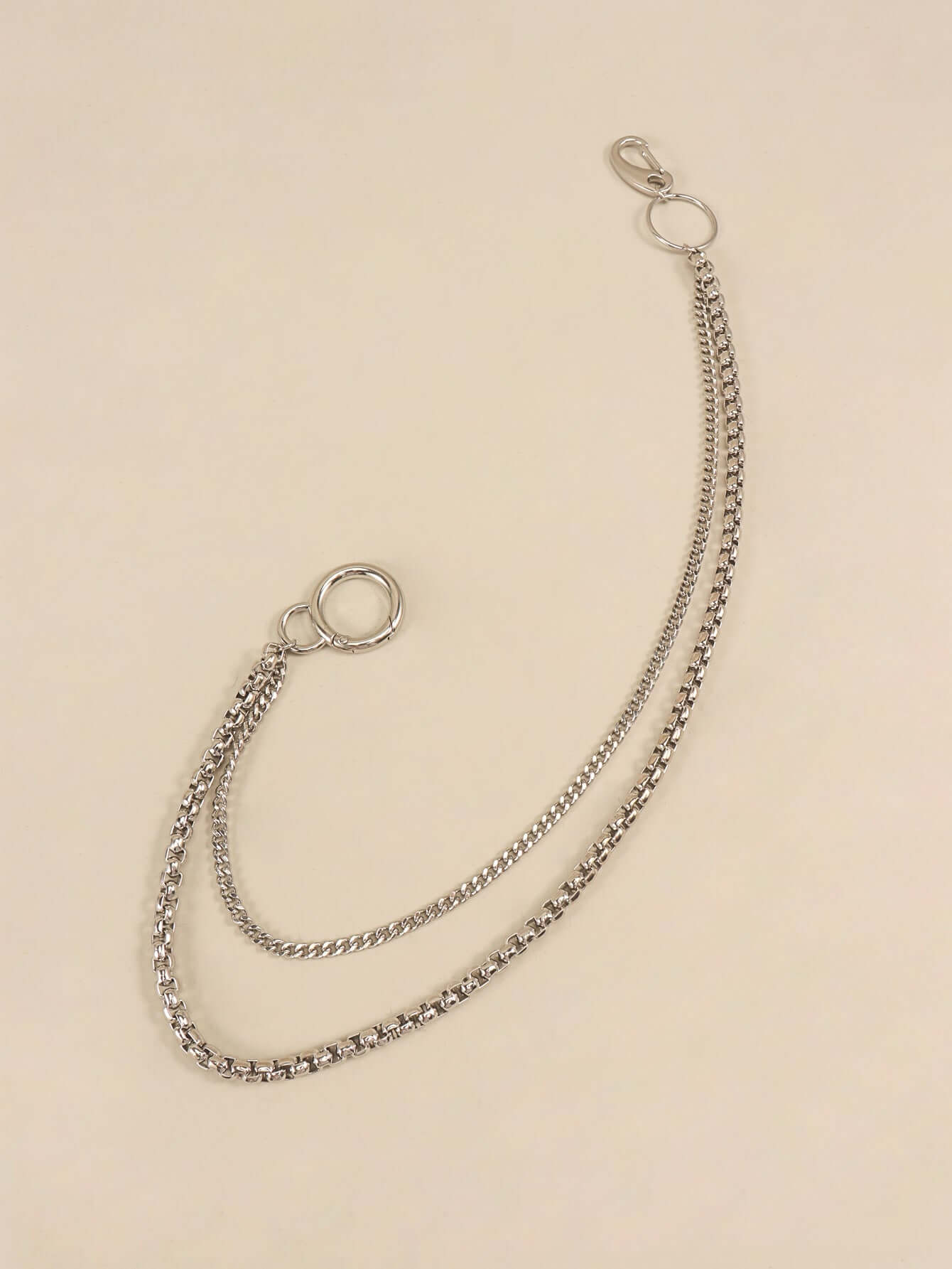Double - Layered Metal Chain Belt - Sugarz Chique Boutique