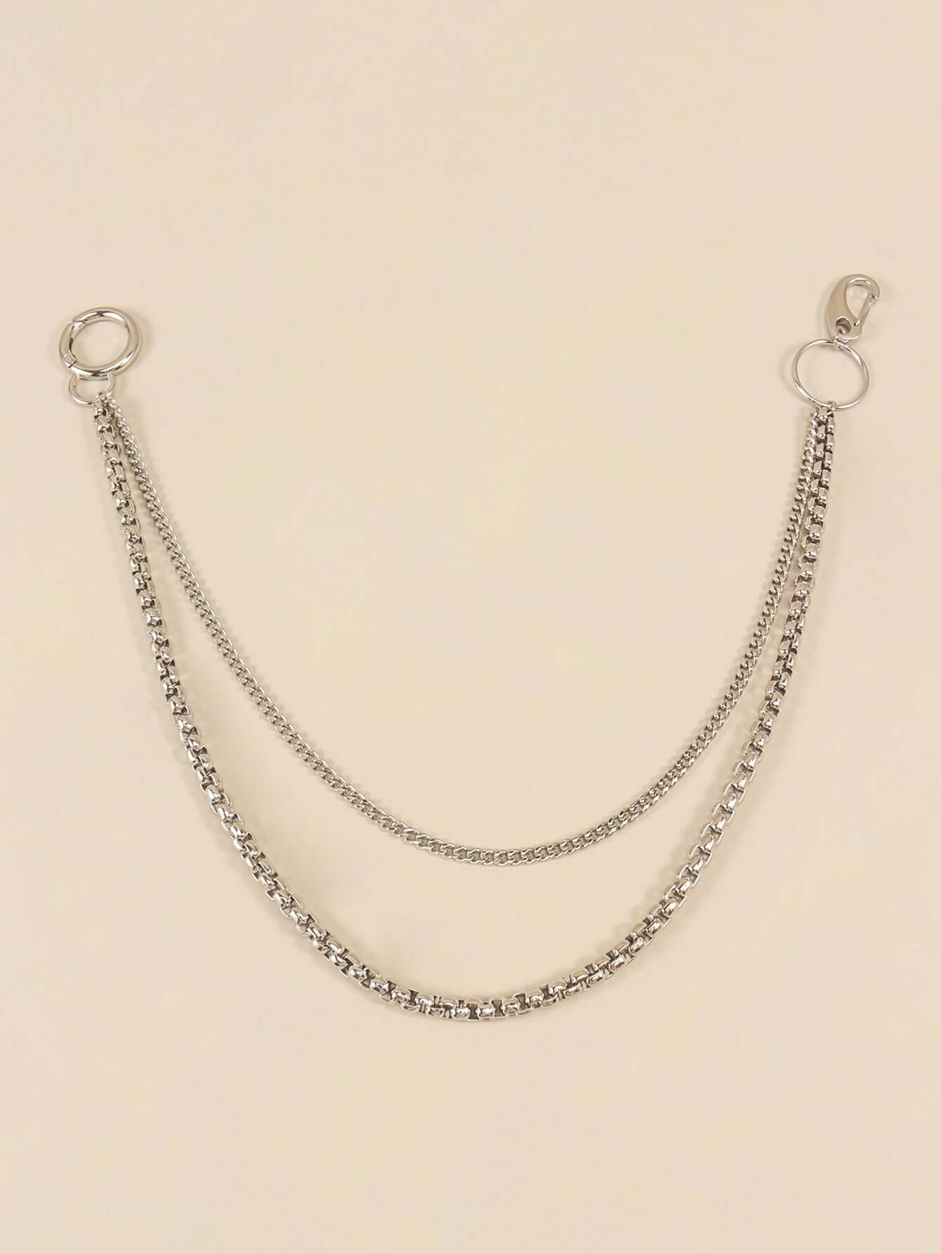 Double - Layered Metal Chain Belt - Sugarz Chique Boutique
