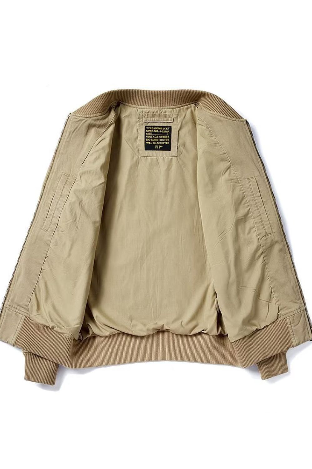 Men's Plus Size Zip Up Baseball Collar Bomber Jacket | Sugarz Chique Boutique