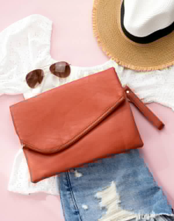 Foldover Envelope Clutch - Sugarz Chique Boutique
