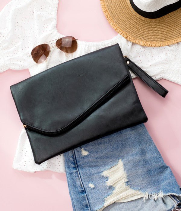 Foldover Envelope Clutch - Sugarz Chique Boutique