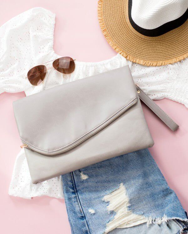 Foldover Envelope Clutch - Sugarz Chique Boutique