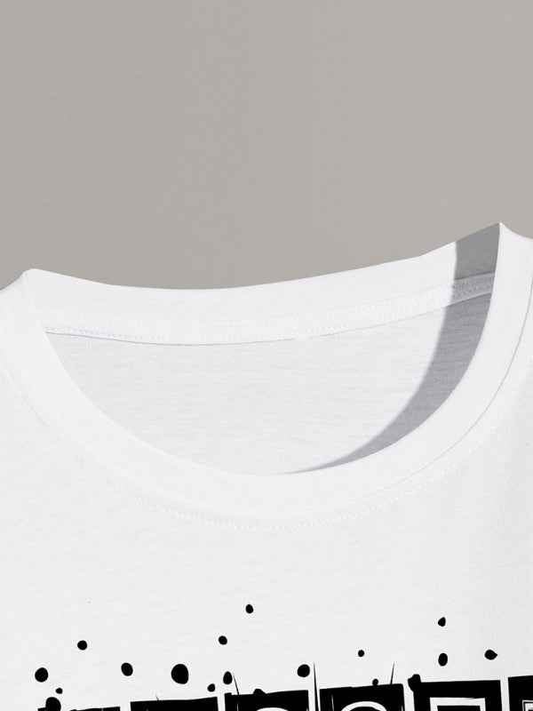 Men's knitted casual short-sleeved T-shirt | Sugarz Chique Boutique