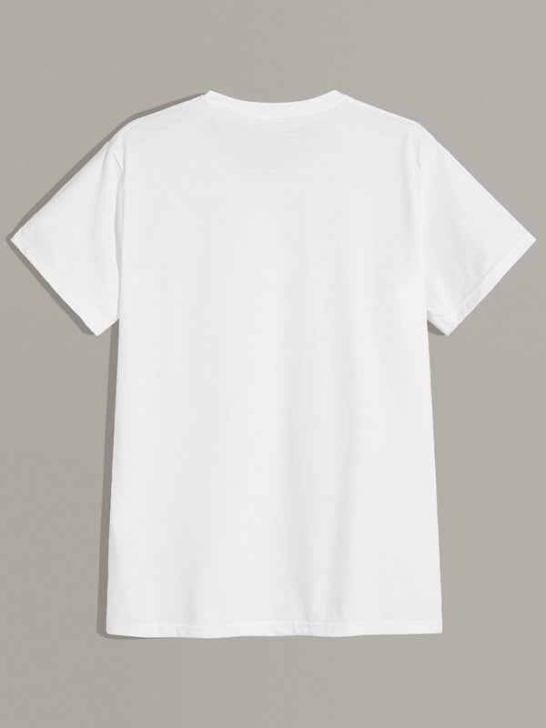 Men's knitted casual short-sleeved T-shirt | Sugarz Chique Boutique