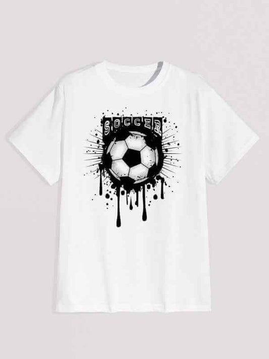 Men's knitted casual short-sleeved T-shirt | Sugarz Chique Boutique