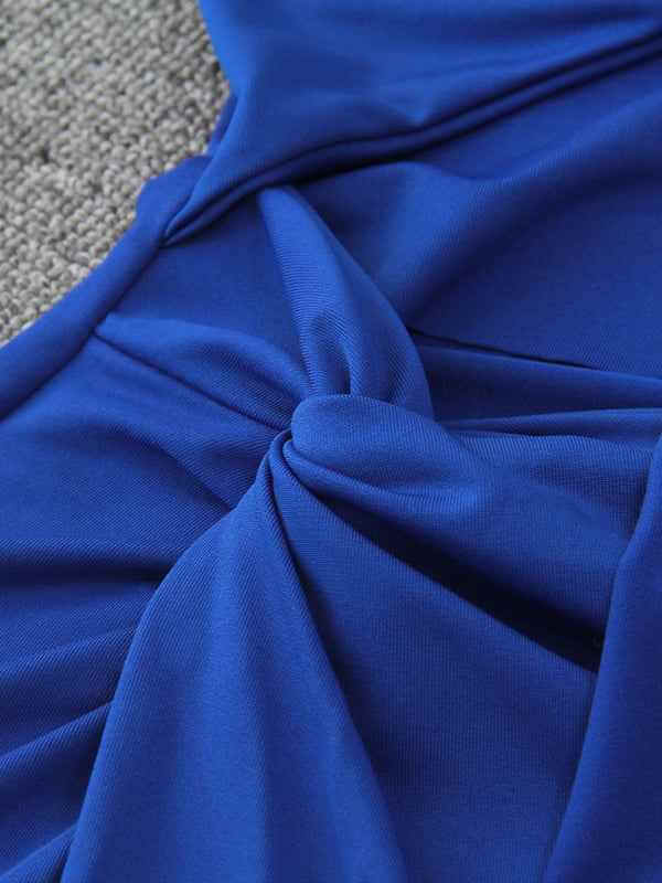Women's Wrapped Breast Strap Sexy Hollow Side Slit Dress | Sugarz Chique Boutique