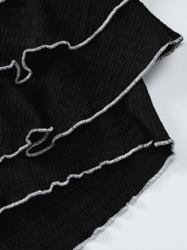 Fashionable and sexy tube top pleated cake skirt suit | Sugarz Chique Boutique