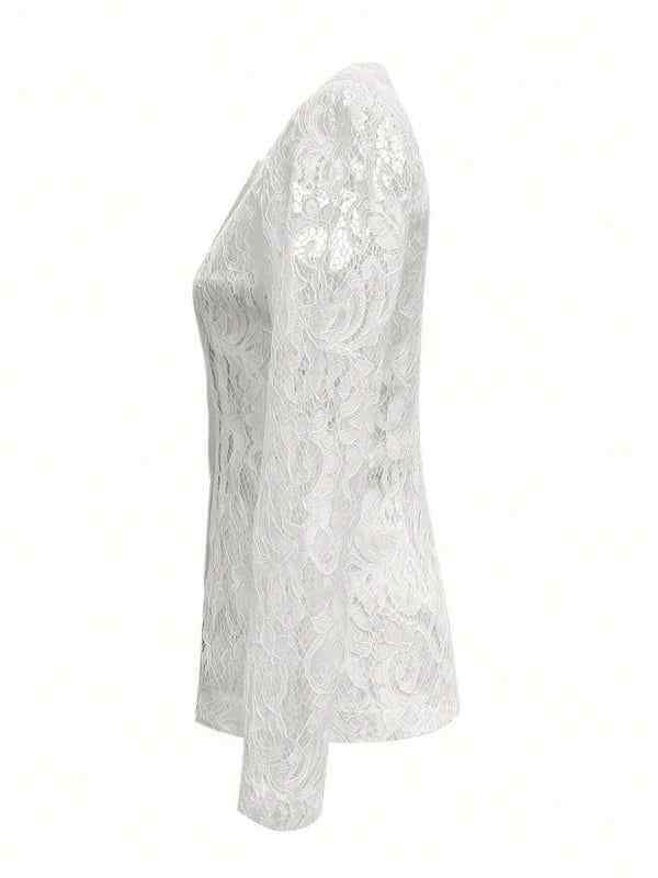 Elegant suit jacket with cutout petals | Sugarz Chique Boutique