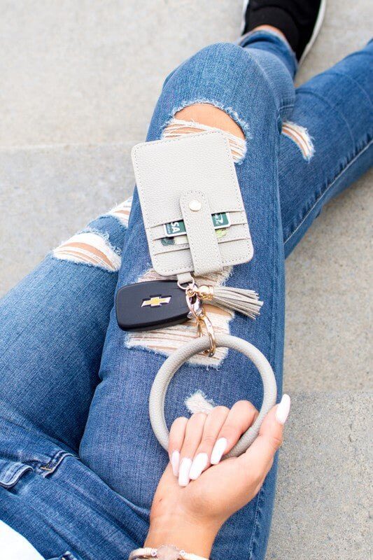 Key Ring Wallet Bracelets - Sugarz Chique Boutique
