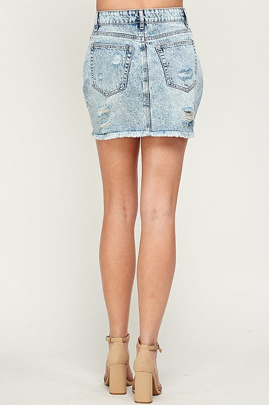 Ladies Denim Mini Skirt - Sugarz Chique Boutique