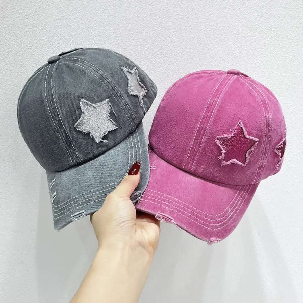 Star Adjustable Baseball Cap | Sugarz Chique Boutique