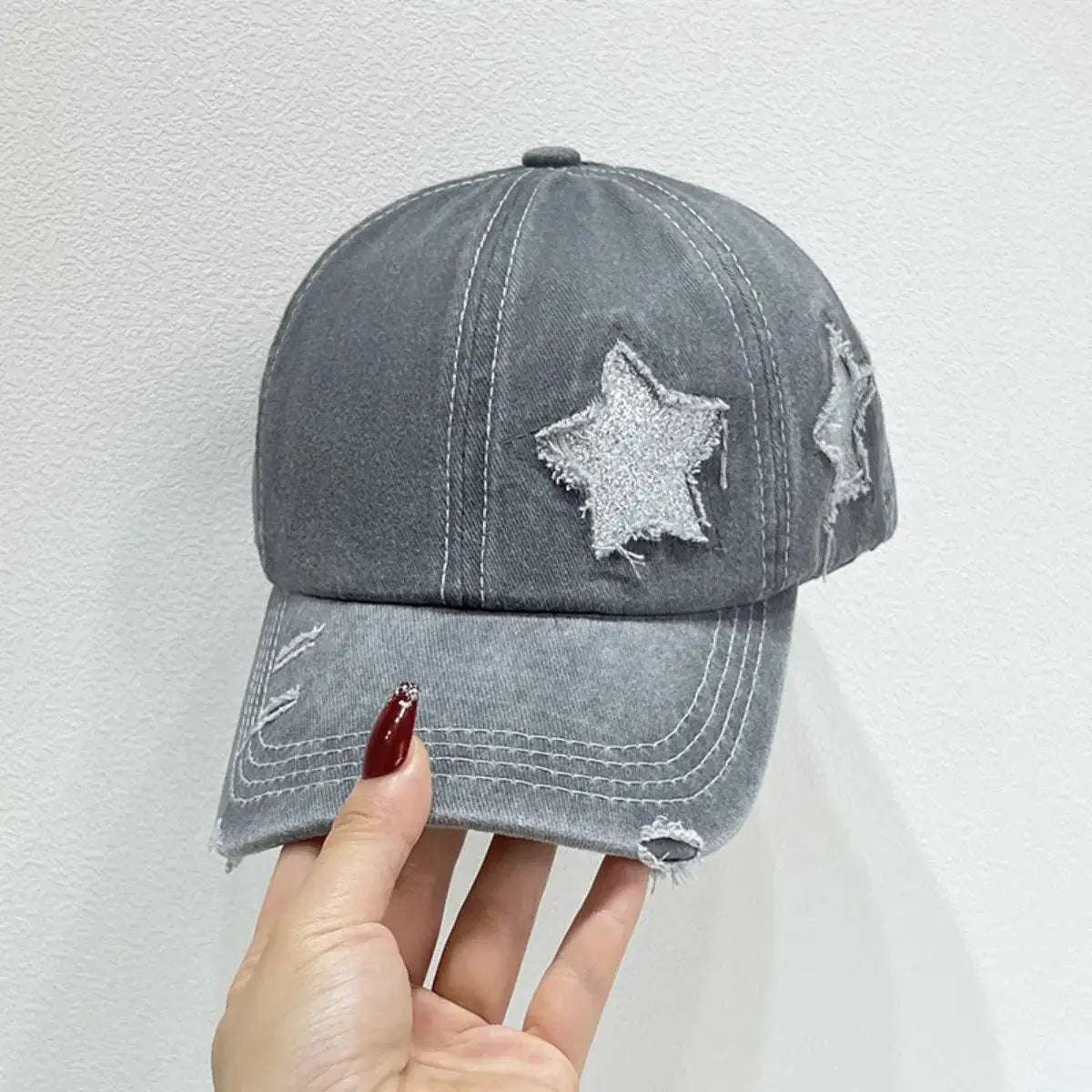 Star Adjustable Baseball Cap | Sugarz Chique Boutique