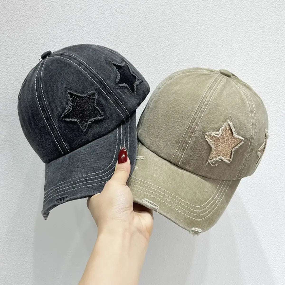 Star Adjustable Baseball Cap | Sugarz Chique Boutique