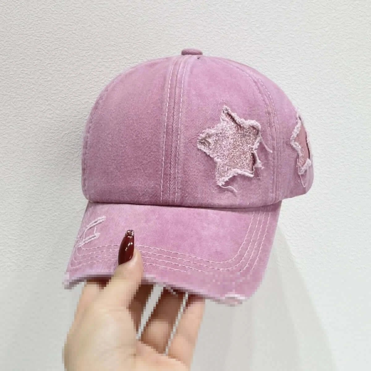 Star Adjustable Baseball Cap - Sugarz Chique Boutique