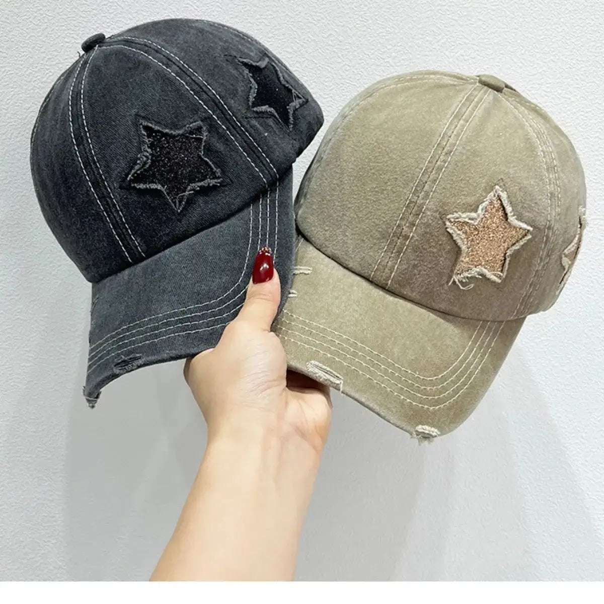 Star Adjustable Baseball Cap | Sugarz Chique Boutique