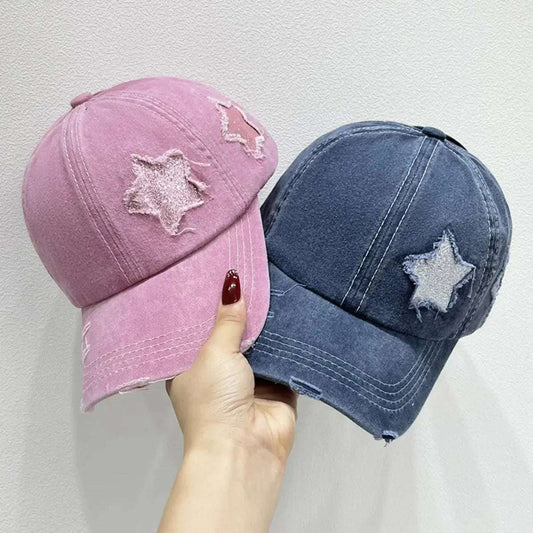 Star Adjustable Baseball Cap | Sugarz Chique Boutique