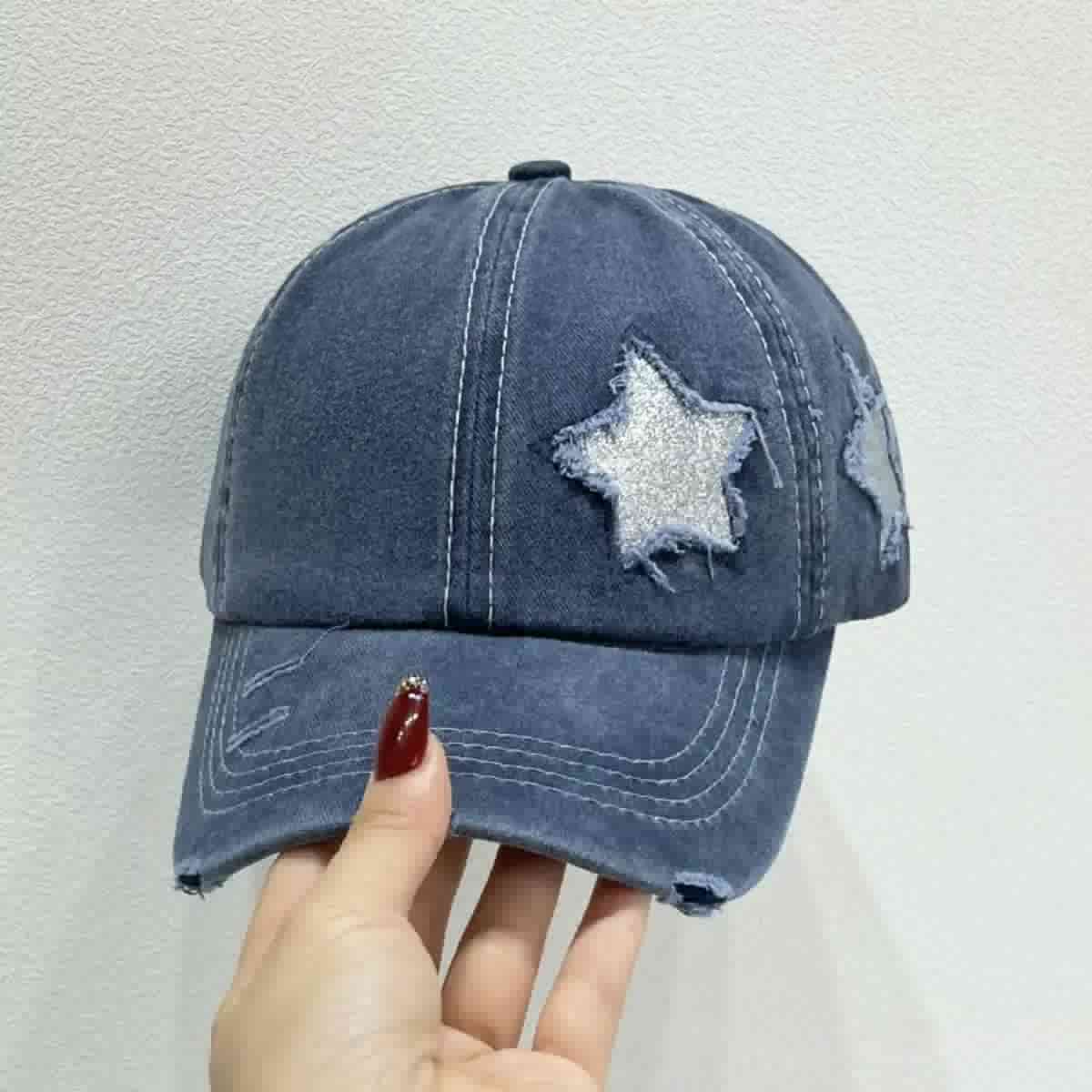 Star Adjustable Baseball Cap | Sugarz Chique Boutique