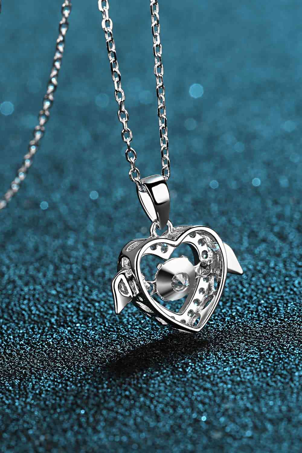 Moissanite 925 Sterling Silver Necklace | Sugarz Chique Boutique