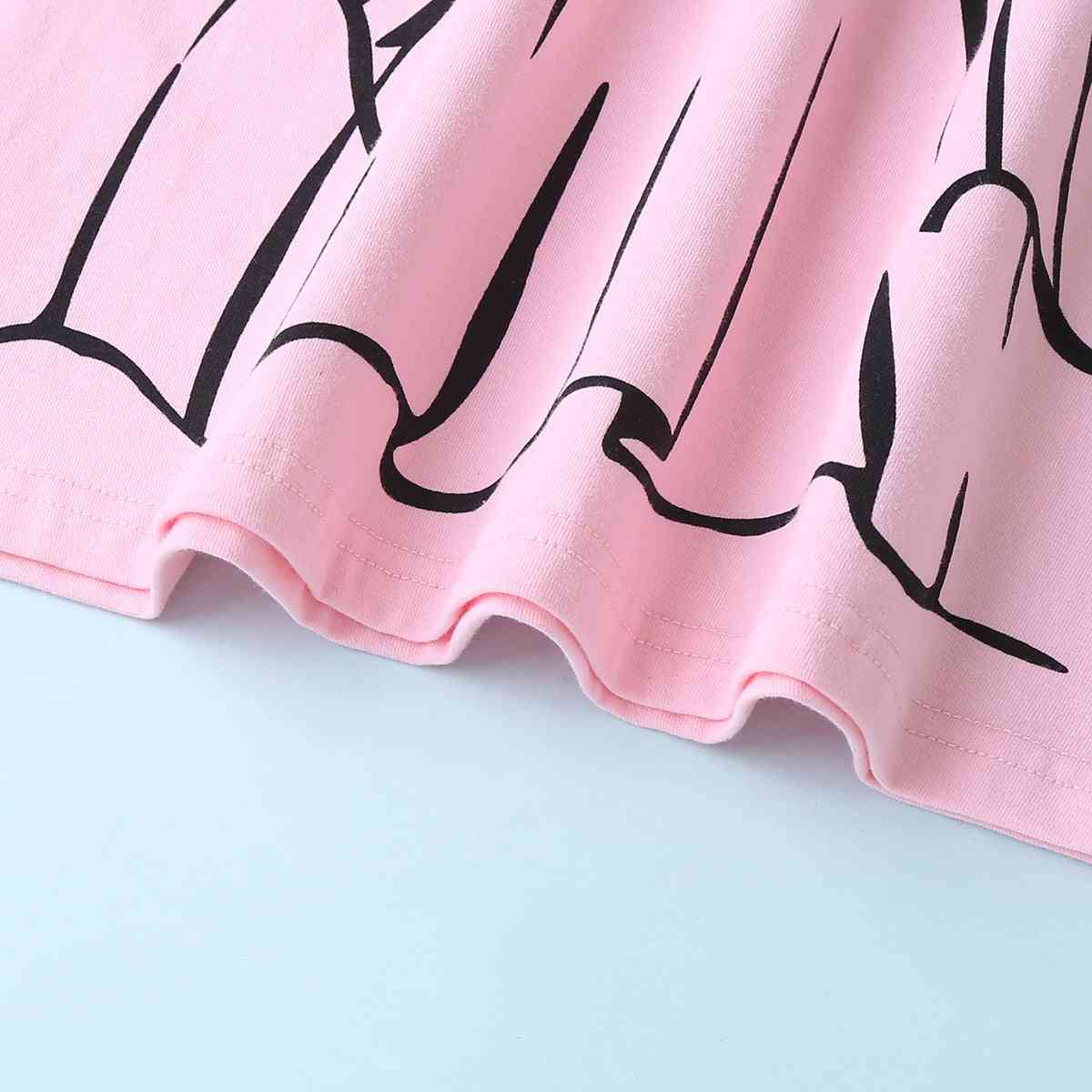 Round Neck Printed Short Sleeve Mini Dress | Sugarz Chique Boutique