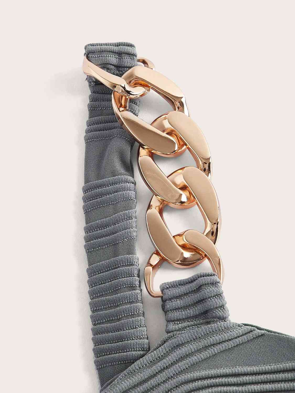 Chain Detail Square Neck Tank | Sugarz Chique Boutique