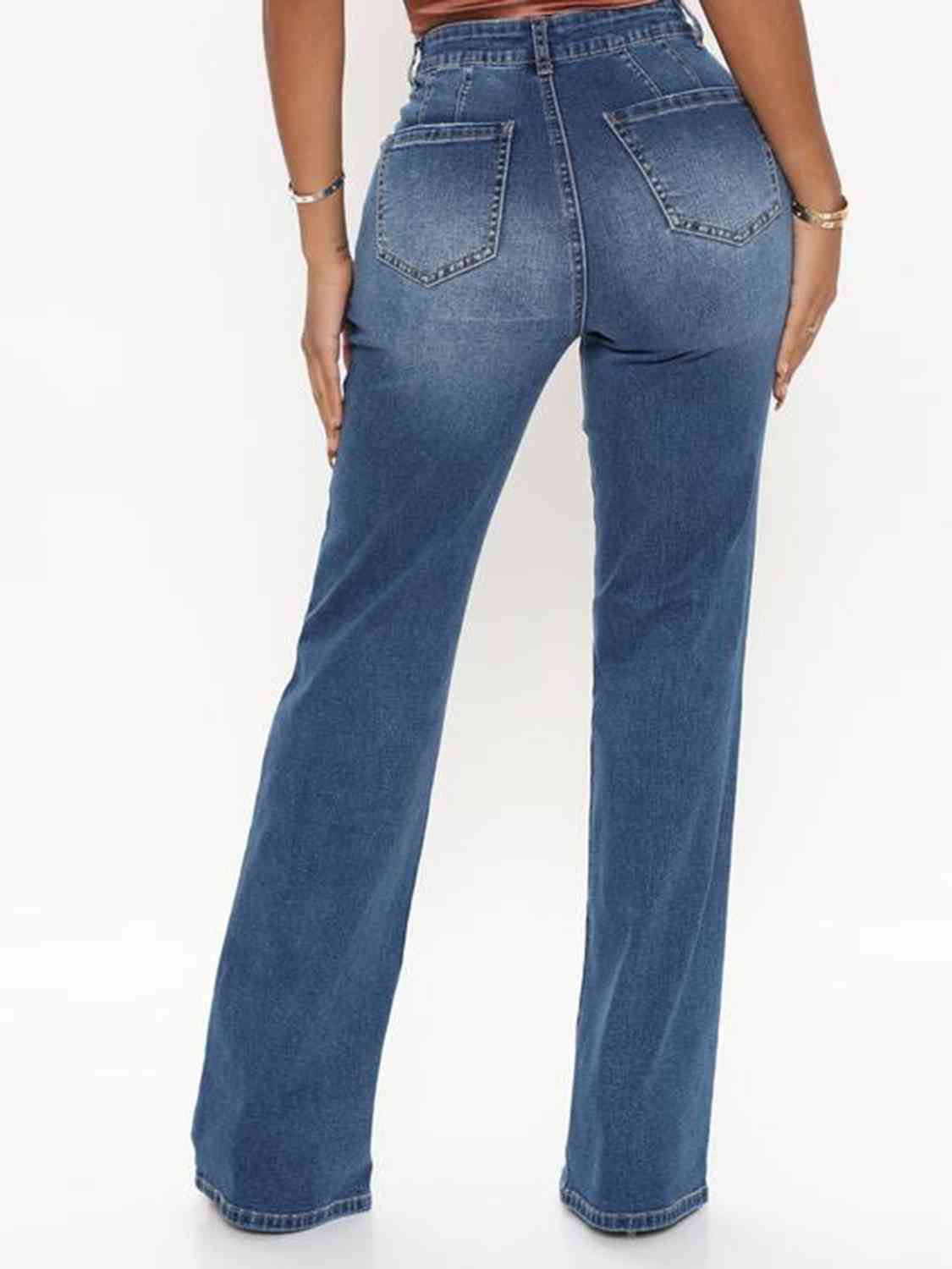 Raw Hem High Waist Jeans | Sugarz Chique Boutique
