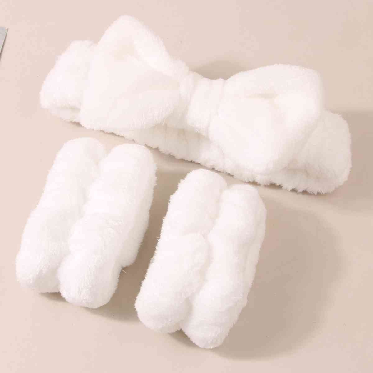 Face Wash Wristband and Bow Headband | Sugarz Chique Boutique
