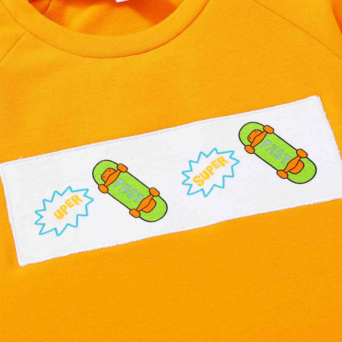 Kids Graphic Raglan Sleeve Tee and Shorts Set | Sugarz Chique Boutique