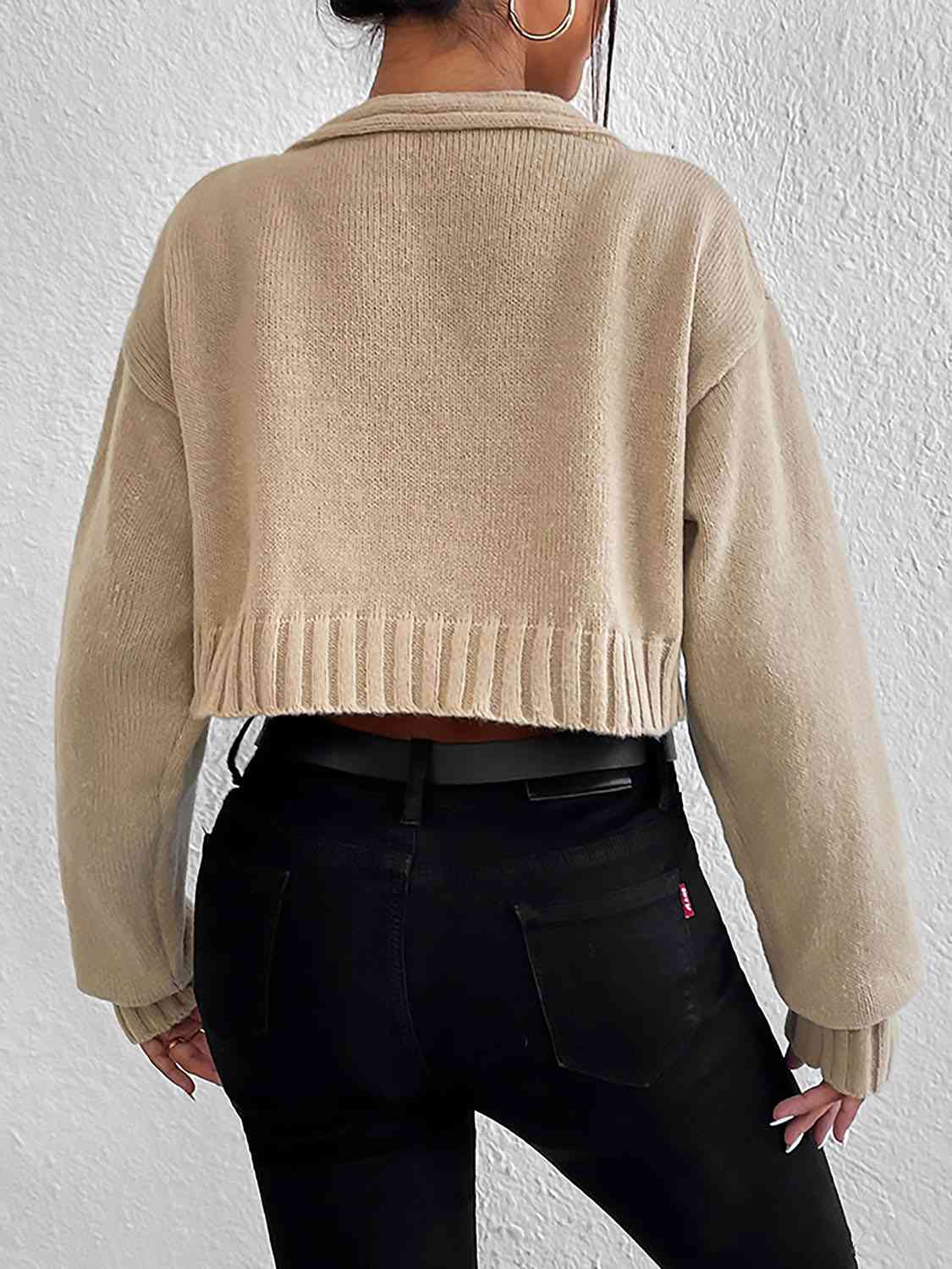 Plain Sweater Cami and Cardigan Set | Sugarz Chique Boutique