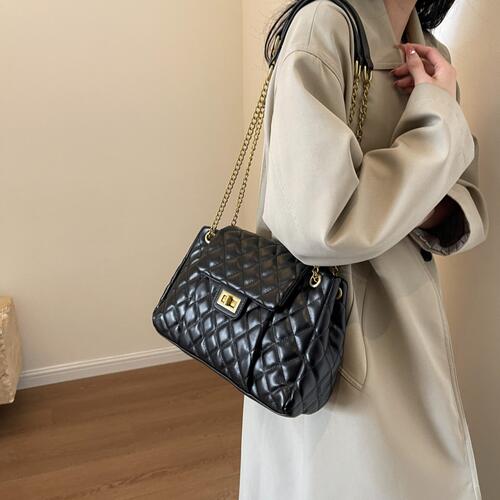 PU Leather Shoulder Bag | Sugarz Chique Boutique