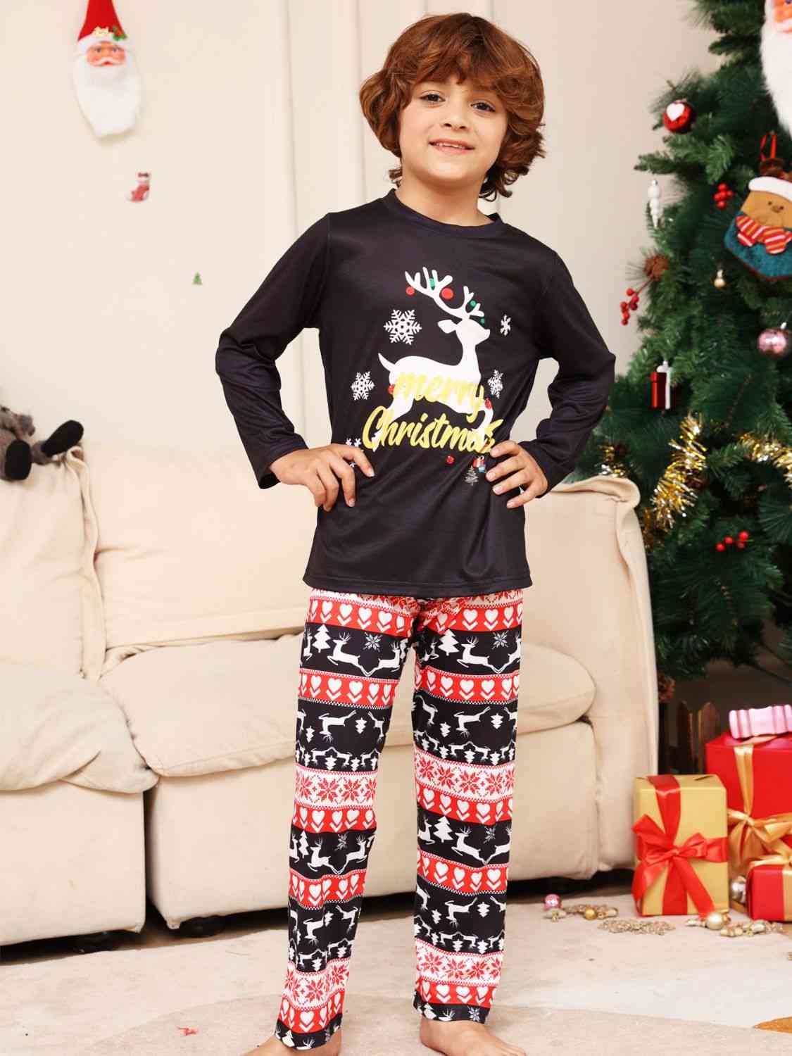 MERRY CHRISTMAS Graphic Top and Pants Set | Sugarz Chique Boutique
