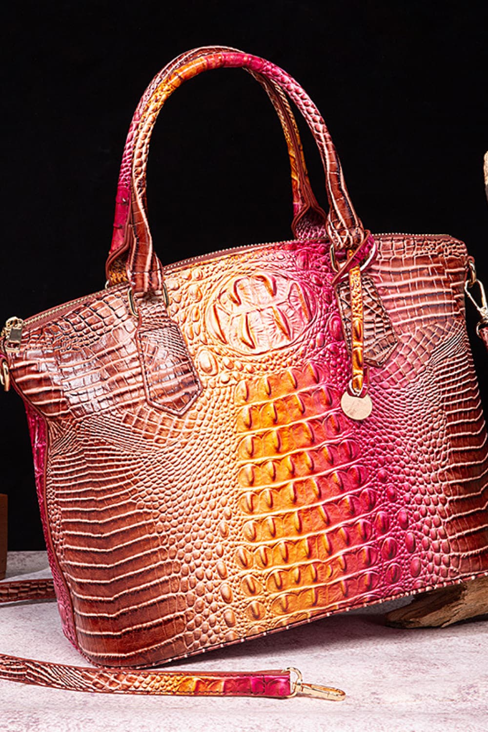 Gradient PU Leather Handbag | Sugarz Chique Boutique