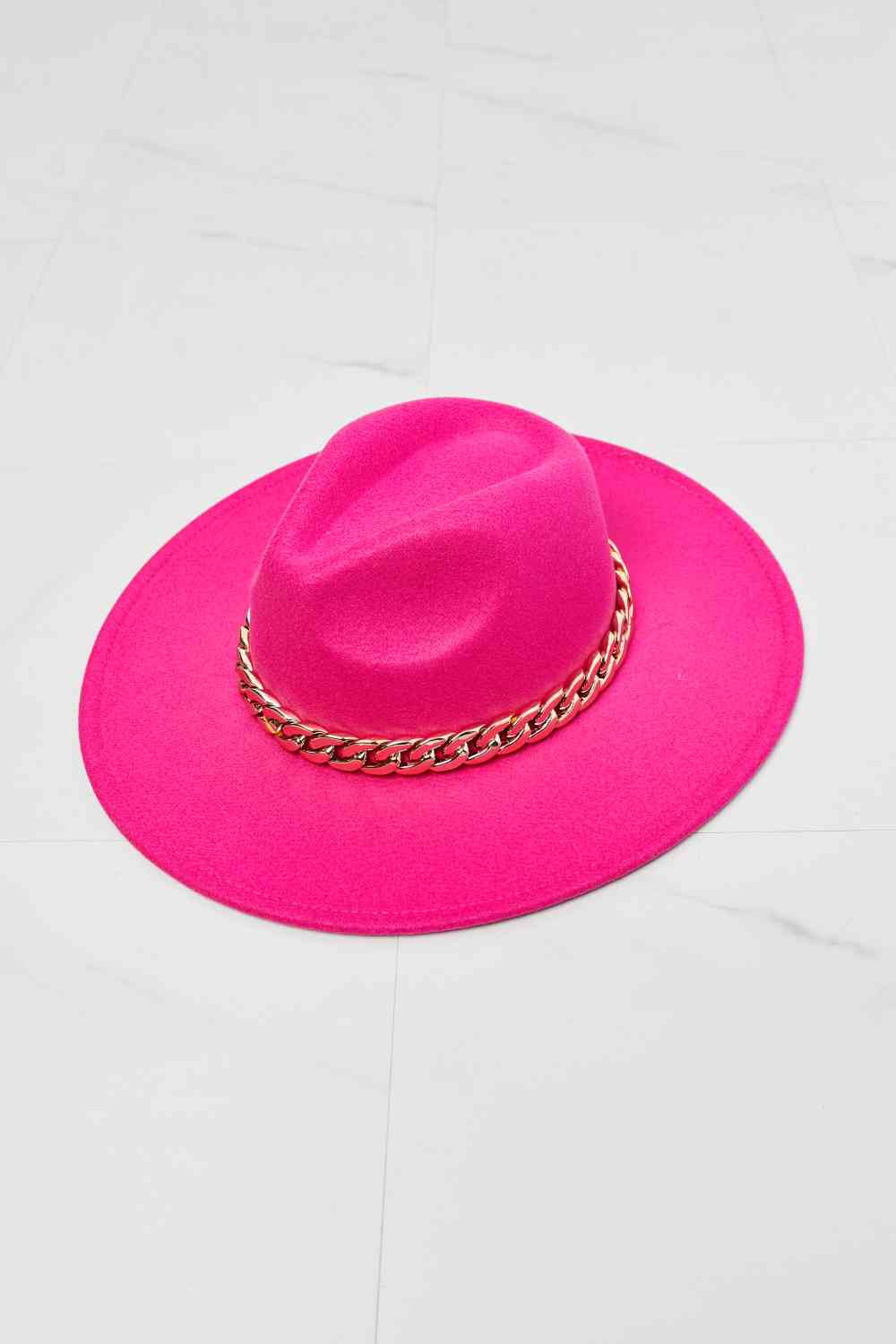 Fame Keep Your Promise Fedora Hat in Pink | Sugarz Chique Boutique