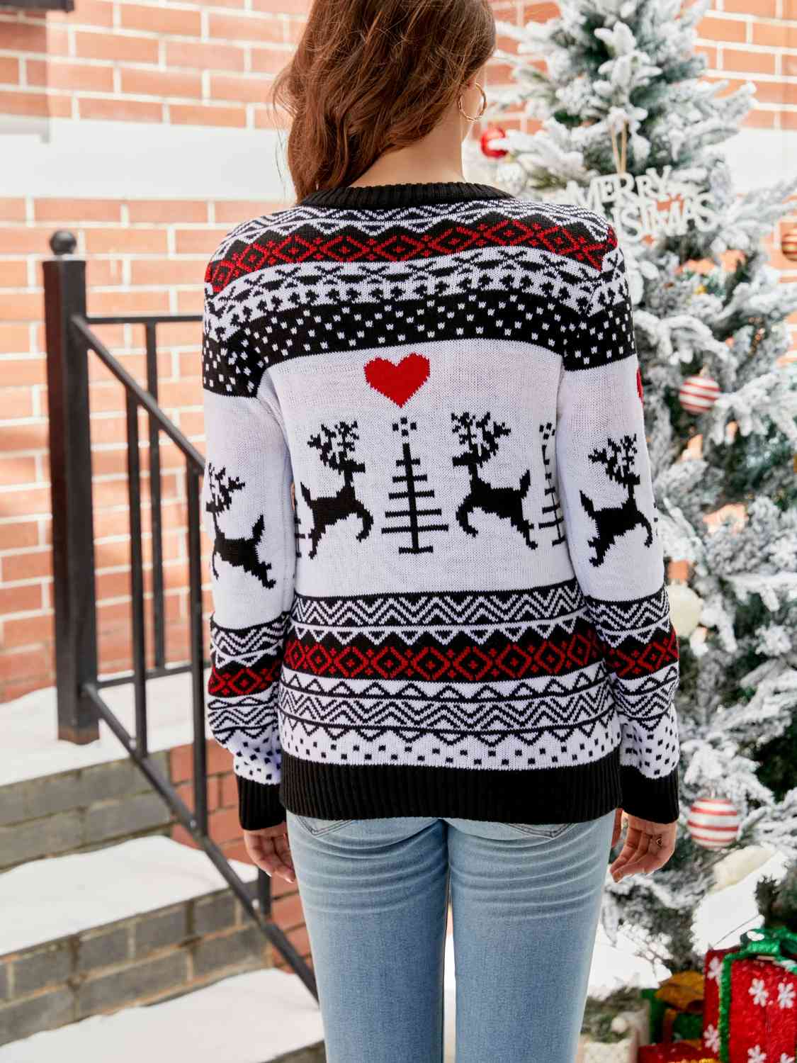 Christmas Round Neck Sweater | Sugarz Chique Boutique