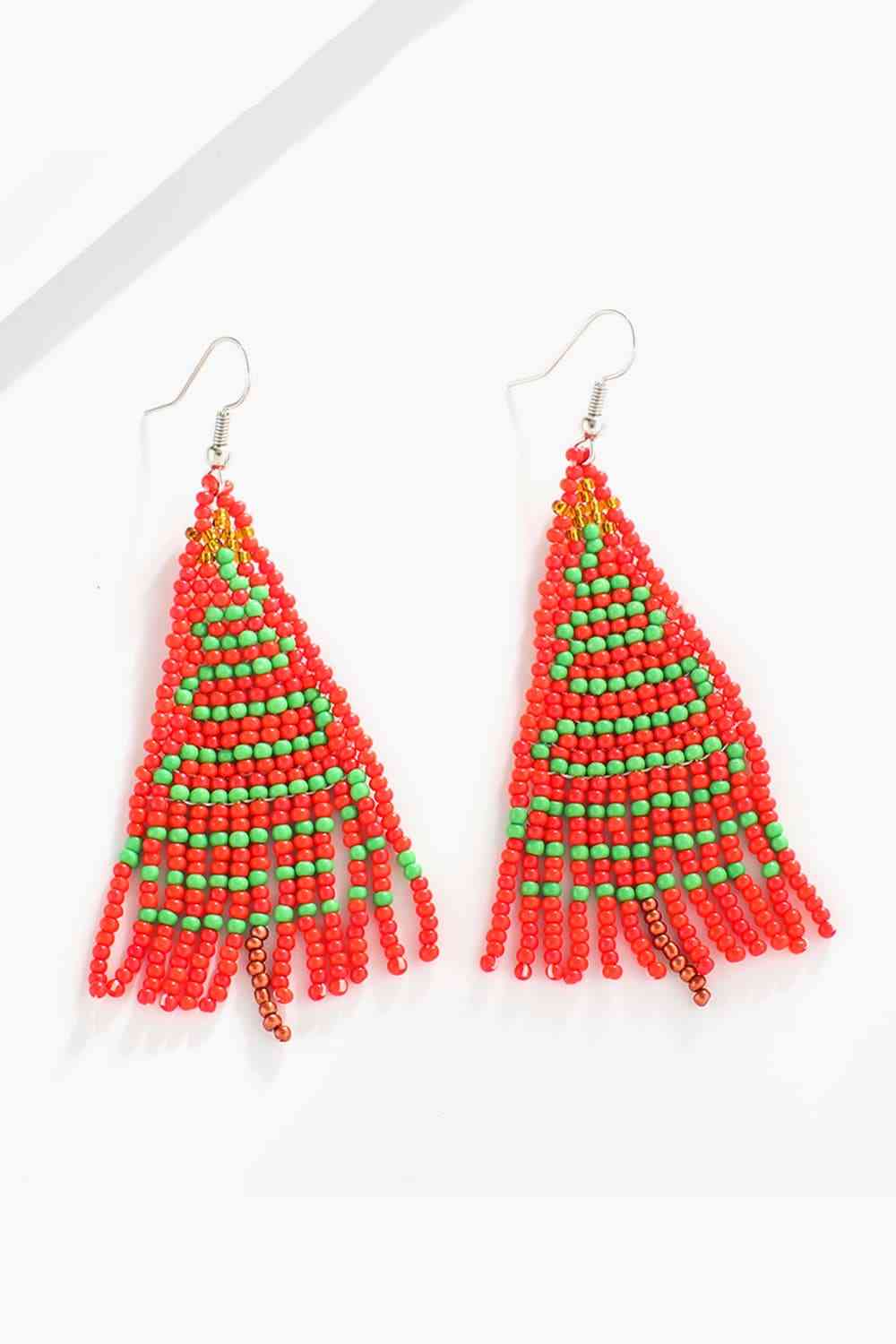 Christmas Beaded Earrings | Sugarz Chique Boutique