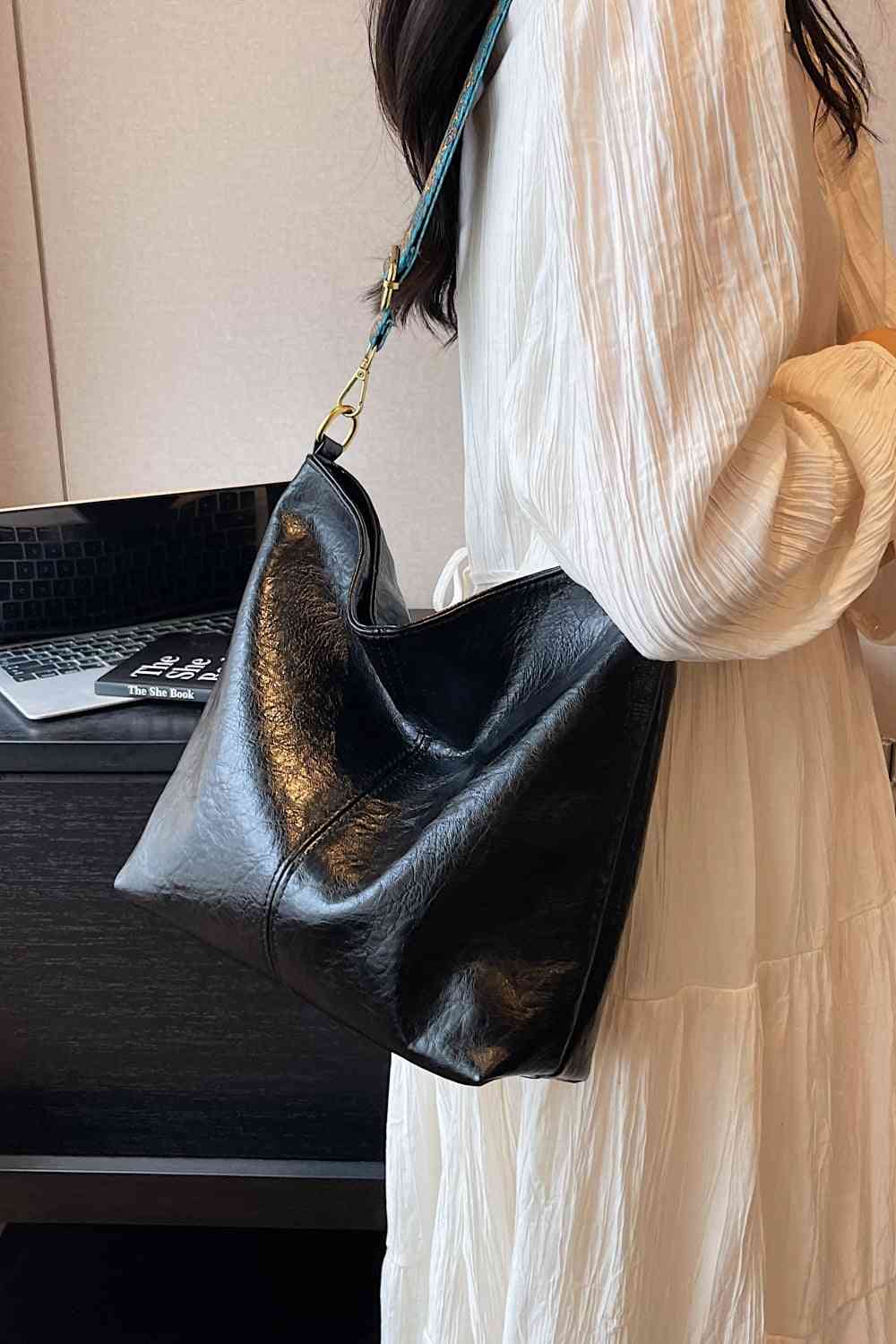 Adored PU Leather Shoulder Bag | Sugarz Chique Boutique