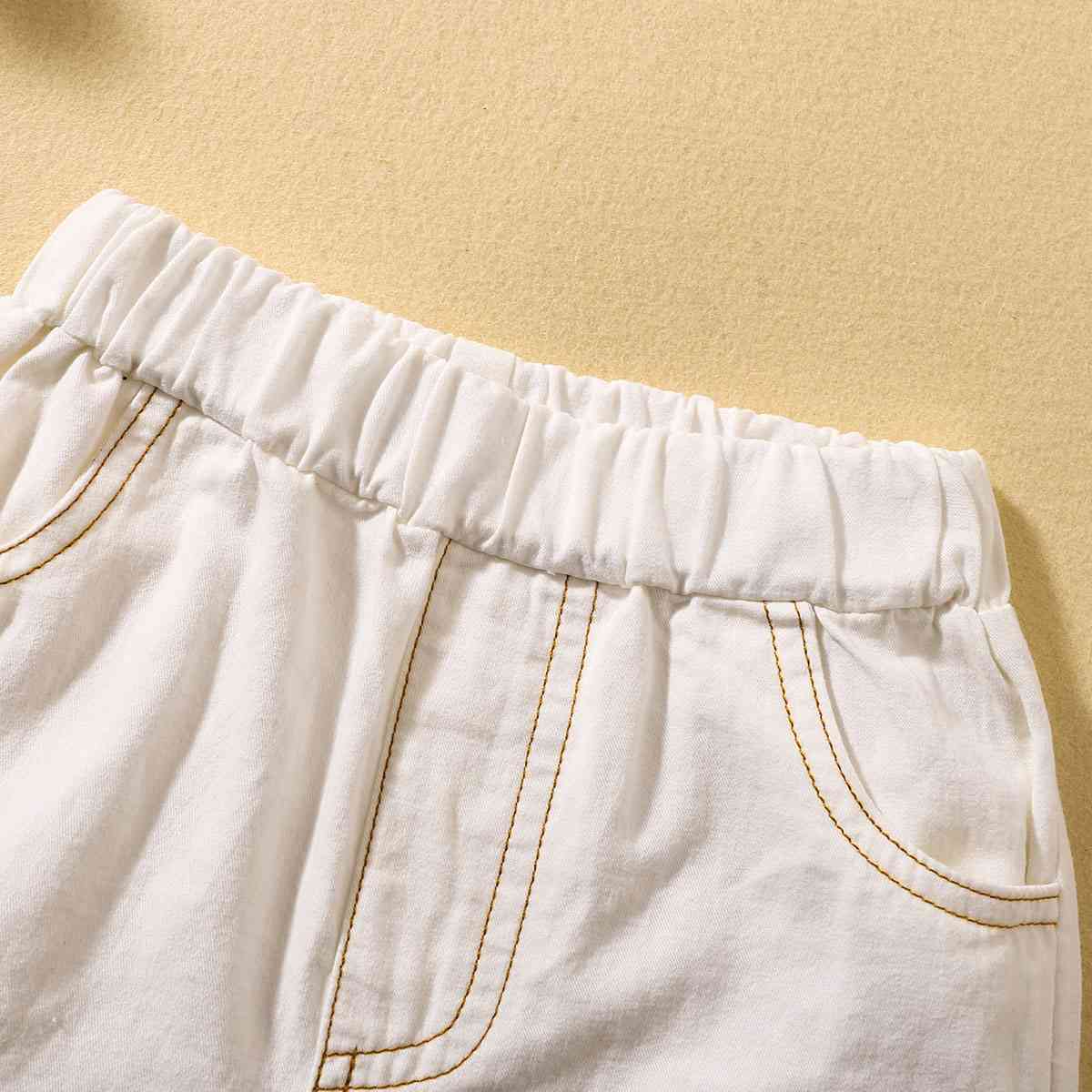 Contrast Stitching Bow Detail Cami and Shorts Set | Sugarz Chique Boutique