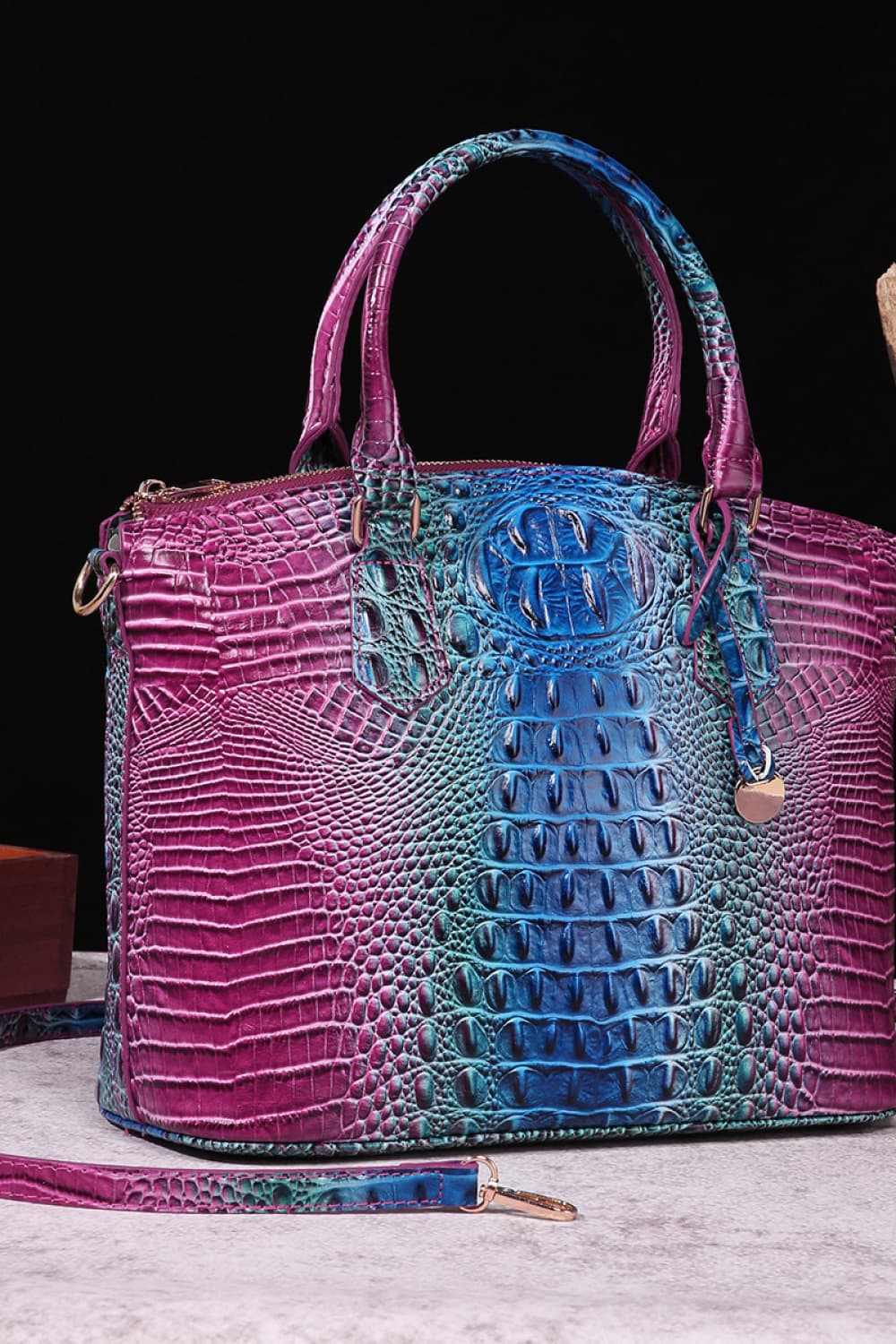 Gradient PU Leather Handbag | Sugarz Chique Boutique