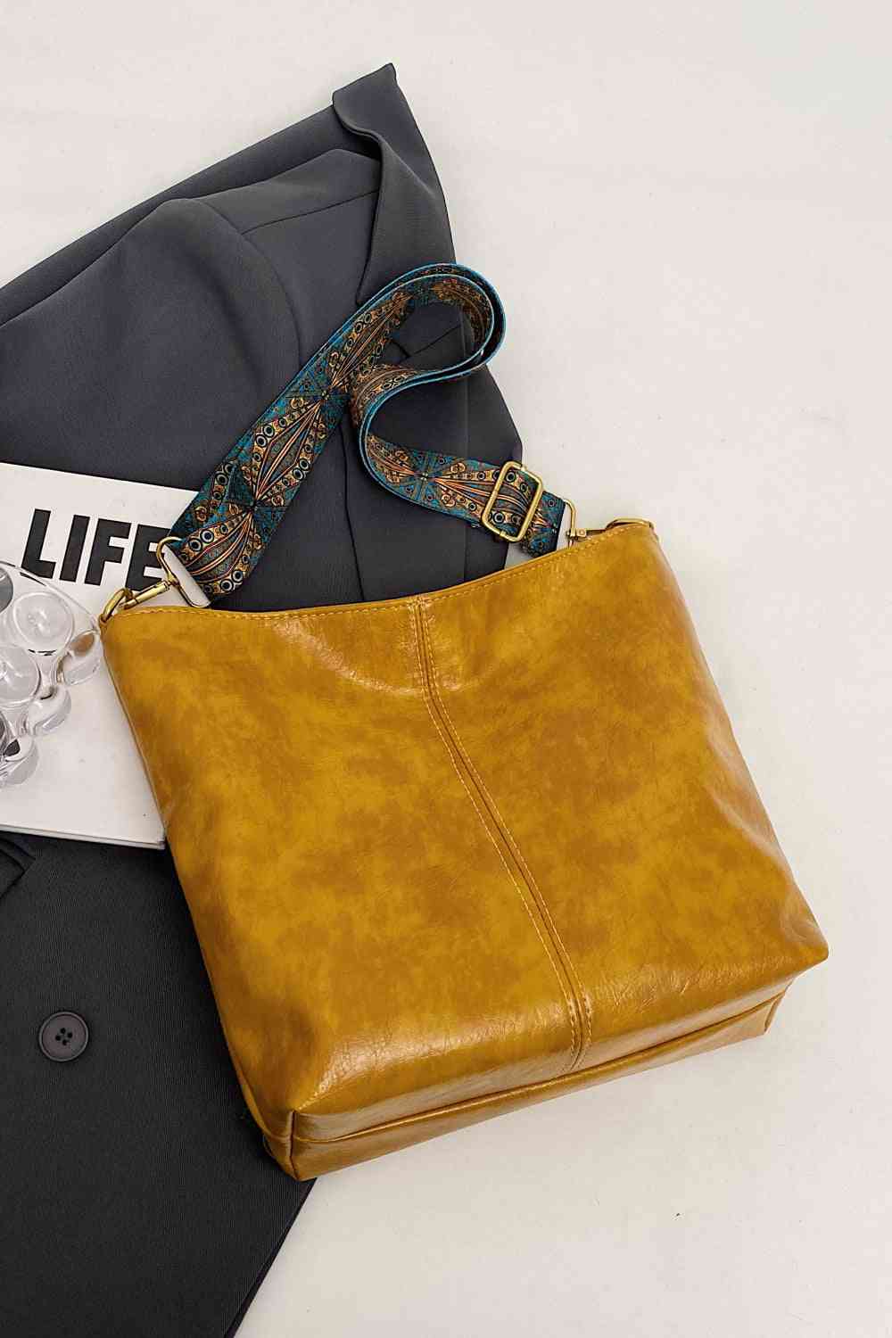 Adored PU Leather Shoulder Bag | Sugarz Chique Boutique