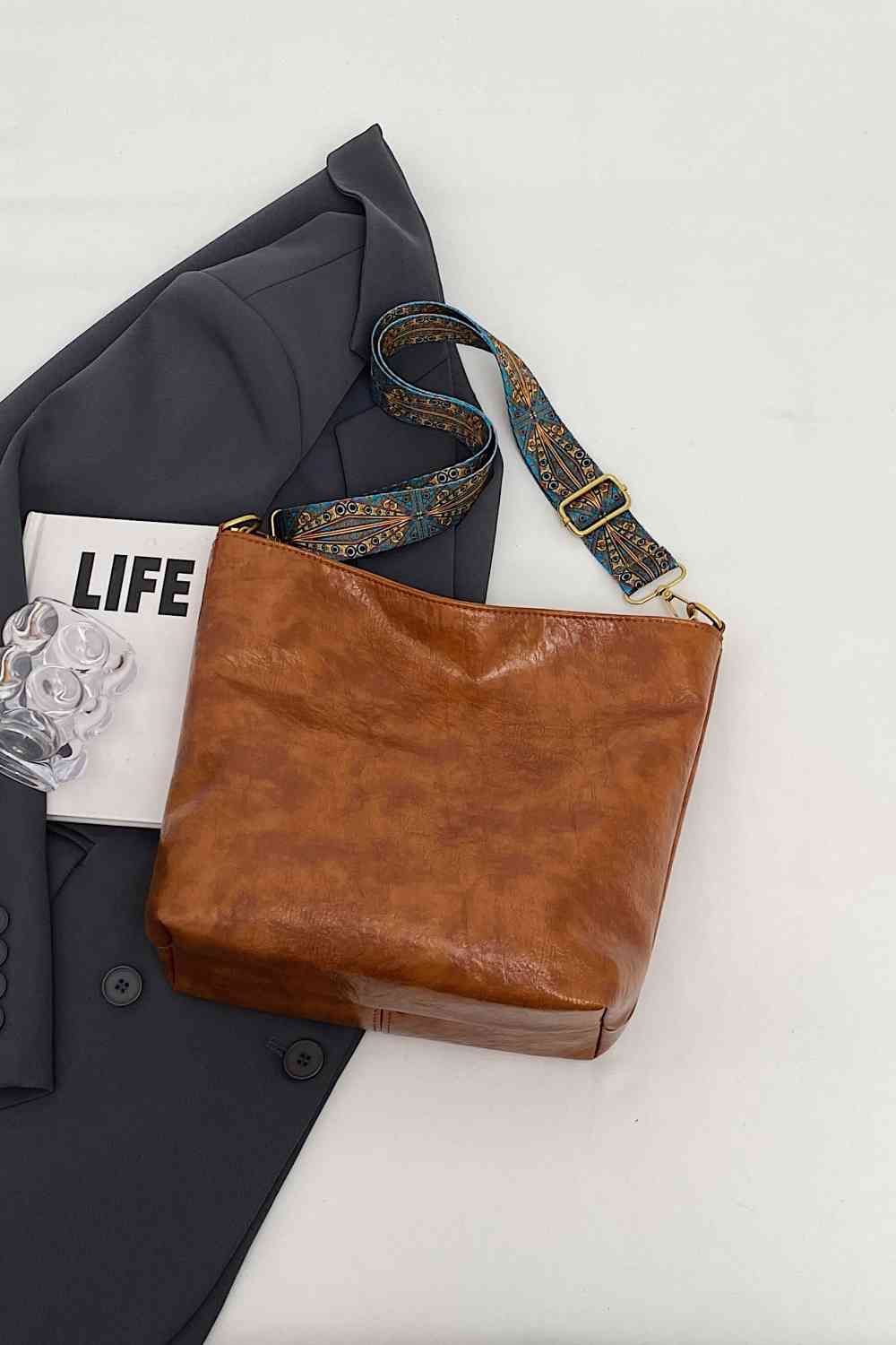 Adored PU Leather Shoulder Bag | Sugarz Chique Boutique