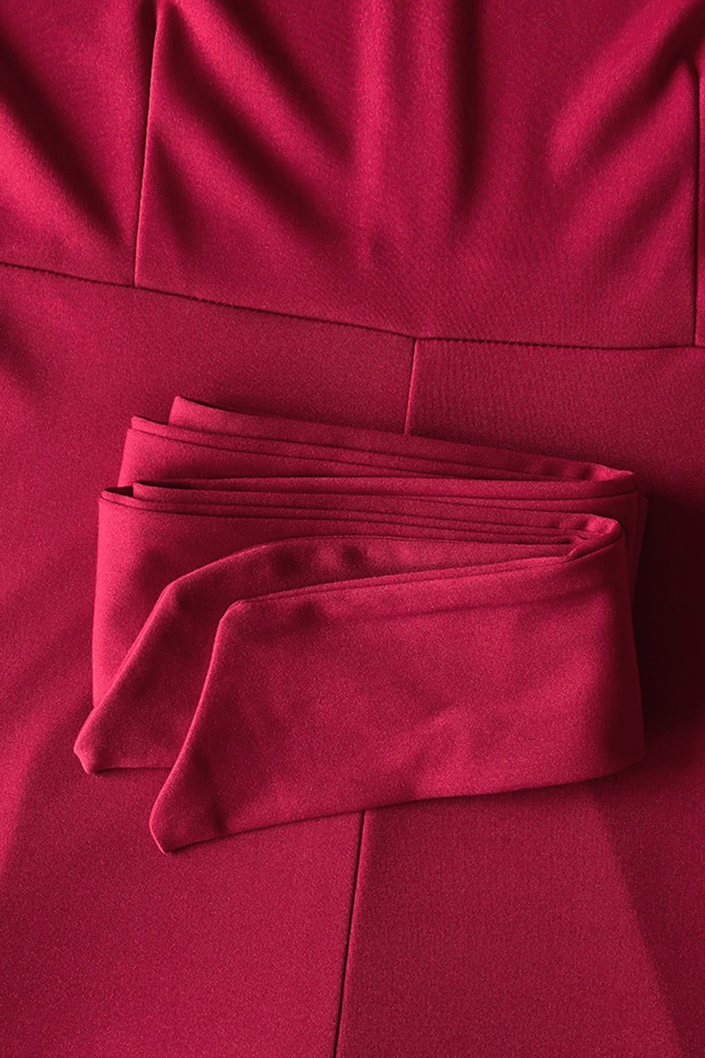 Mock Neck Tie-Waist Half Sleeve Jumpsuit | Sugarz Chique Boutique